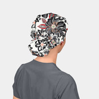 Tonal Trellis - Poppy Scrub Hats