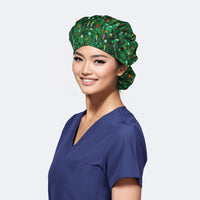 Twinkling Treasures - Poppy Bouffant Surgical Scrub Cap