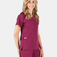 Piper Cargo 6-Pocket Scrub Top