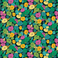 Glowing Petunias - Pixie Surgical Scrub Hats