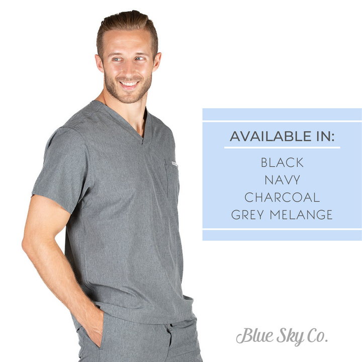 3 Stylish Men's Scrub Tops For Medical Professionals