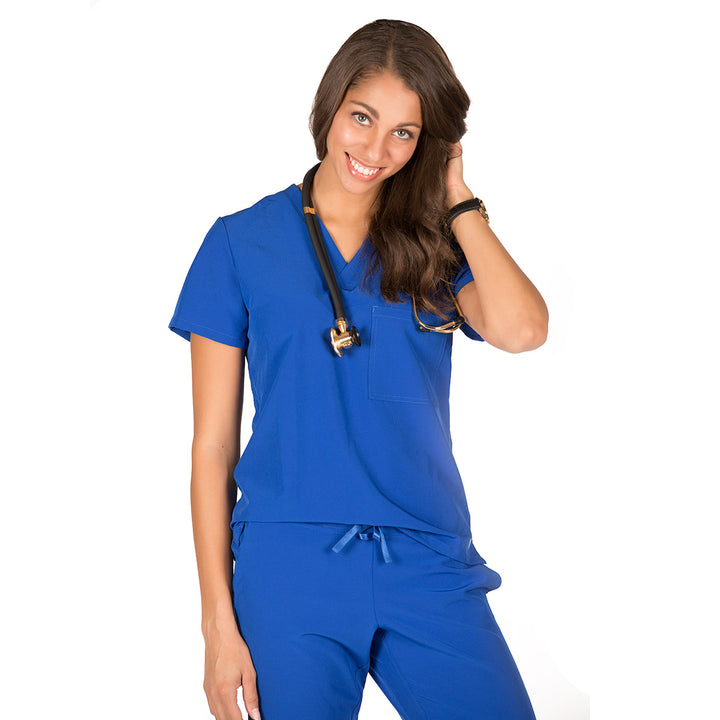 Stay Stylish in Blue Sky's Shelby Scrubs: Designed in Austin Texas