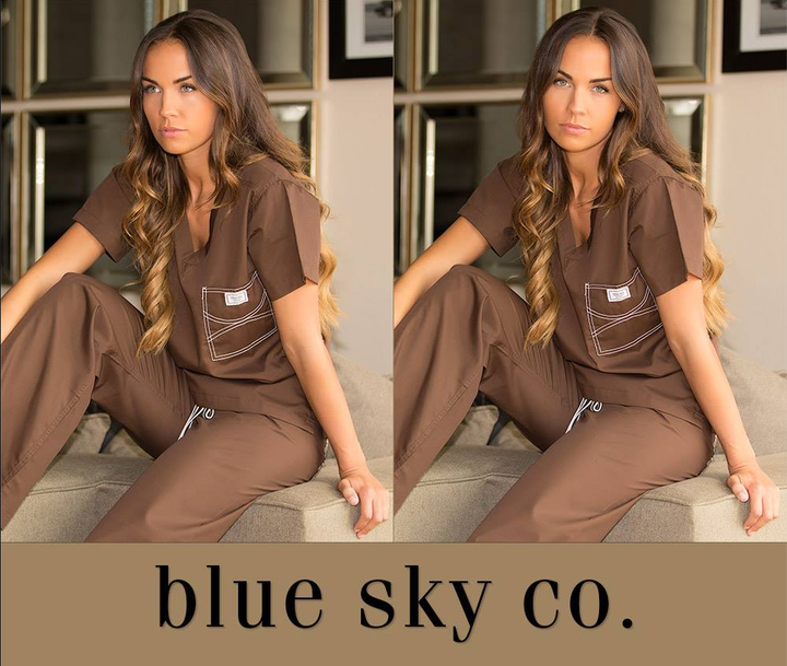 blue sky scrubs Authenticity Statement