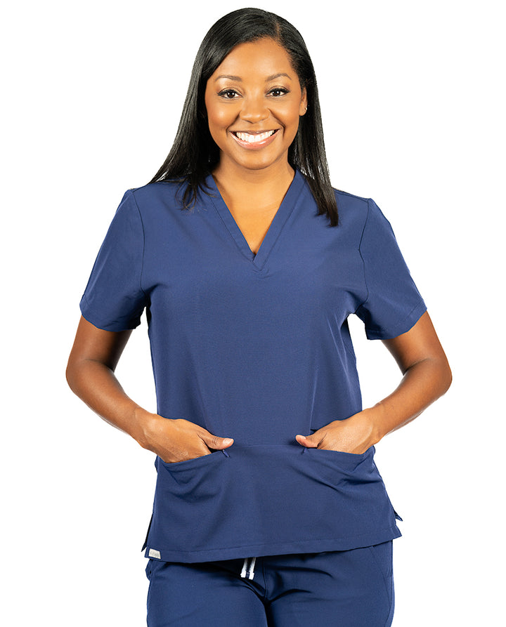 4 Super Lightweight, Comfy Scrub Tops For Women