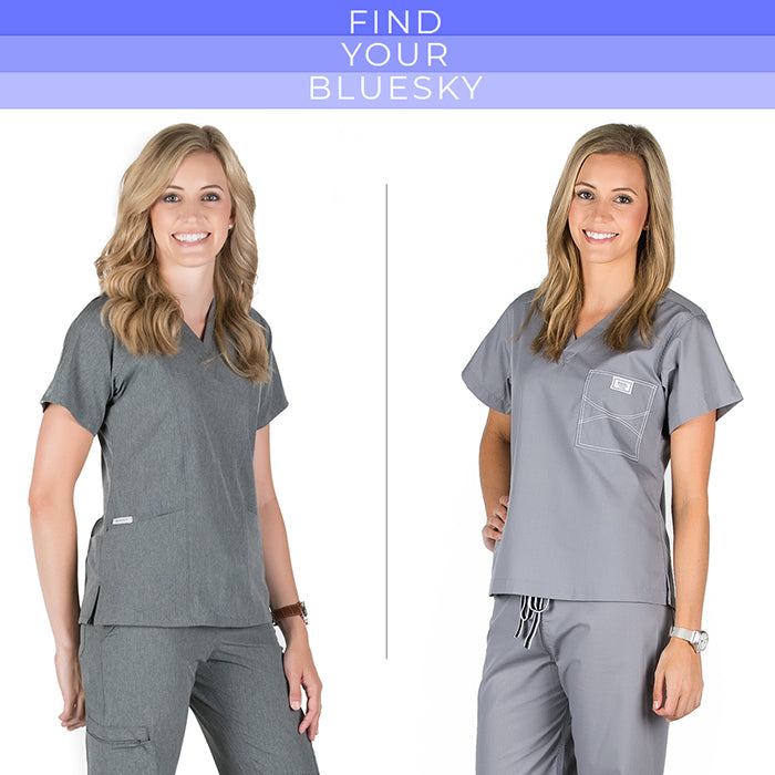 Find Style and Sophistication in This Unique Scrub Set