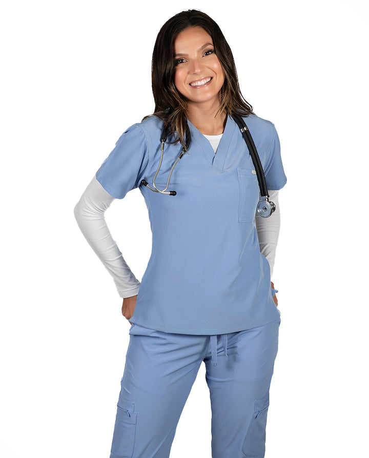 Affordable Scrubs Don't Have To Be Uncomfortable: Blue Sky $10 Scrubs