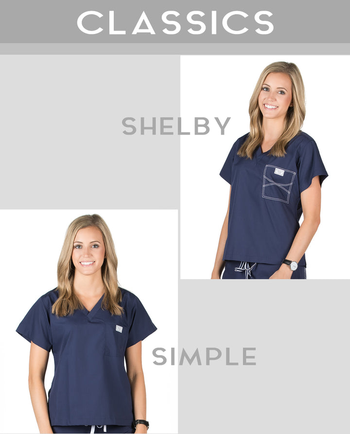 Fitting Comfortably In Classic Scrubs From Blue Sky