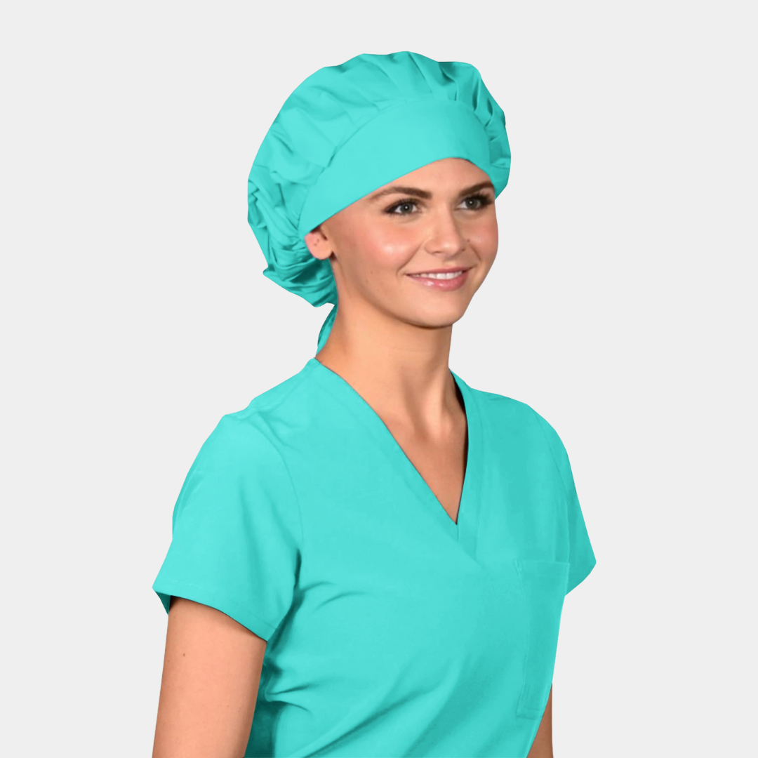 SOLID COLOR - Poppy Bouffant Scrub Hats