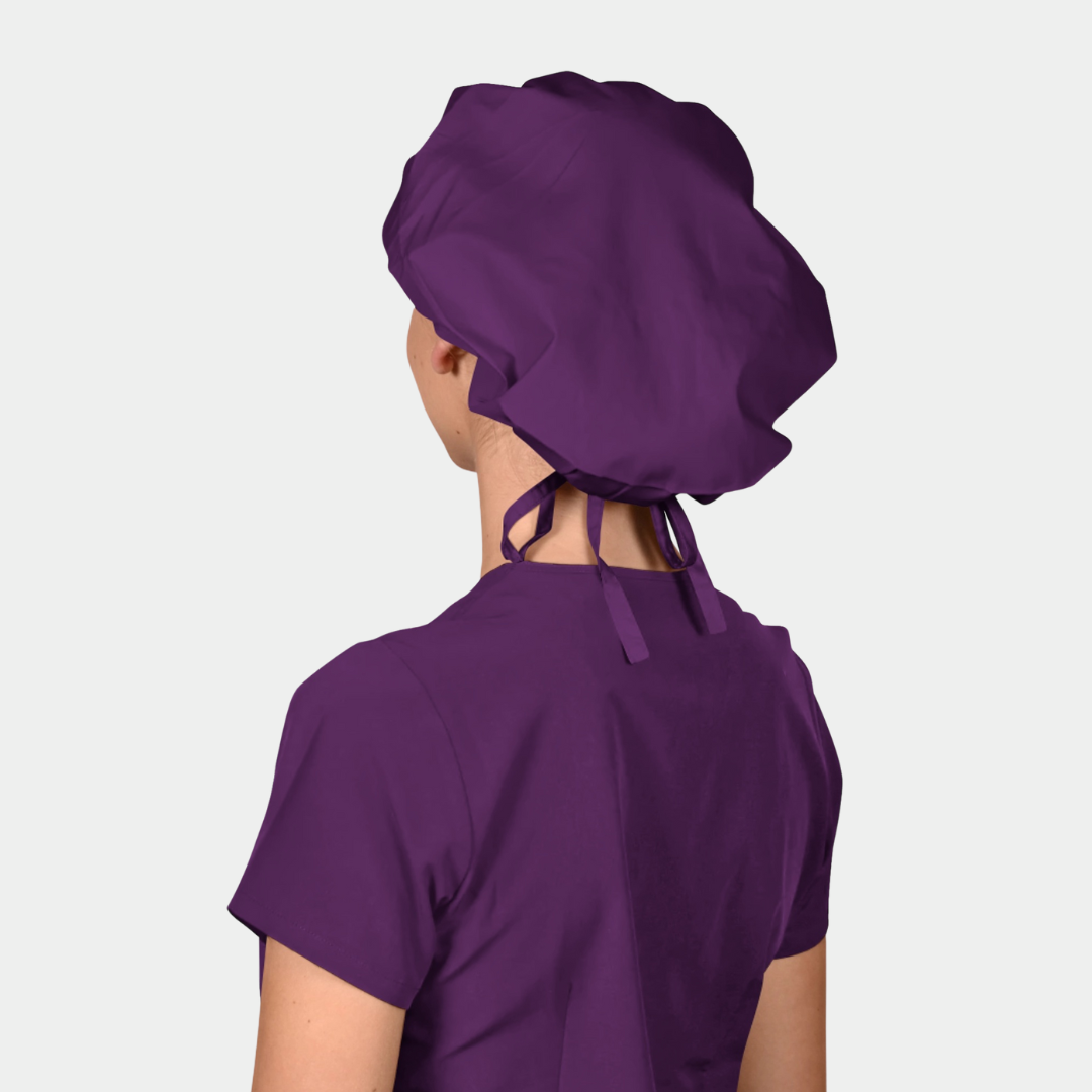 SOLID COLOR - Poppy Bouffant Scrub Hats