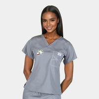 Shelby Classic Scrub Top with NASBS Logo Embroidery