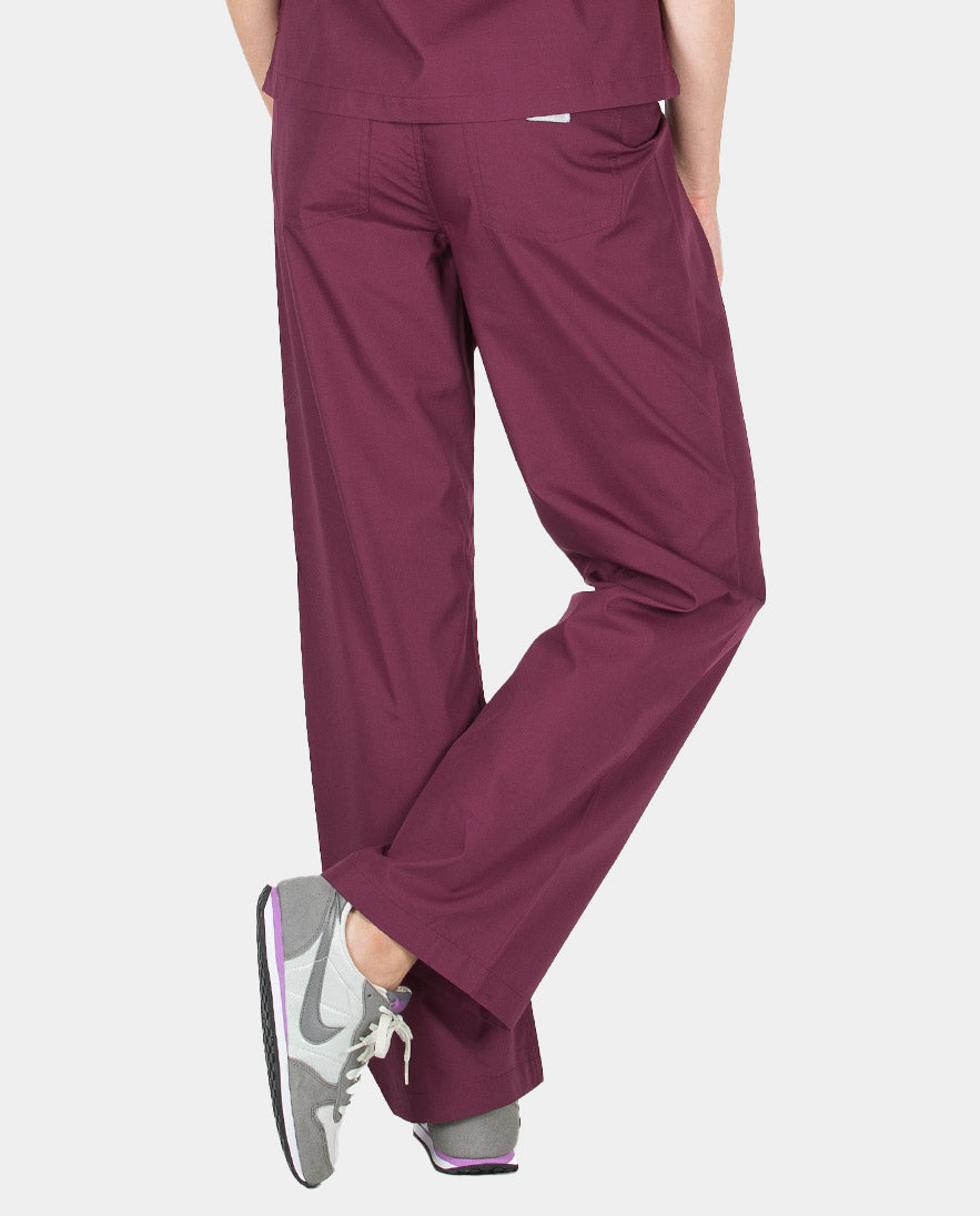 Petite Grey Label Simple Scrub Pants