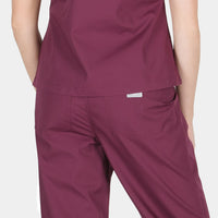 Petite Grey Label Simple Scrub Pants