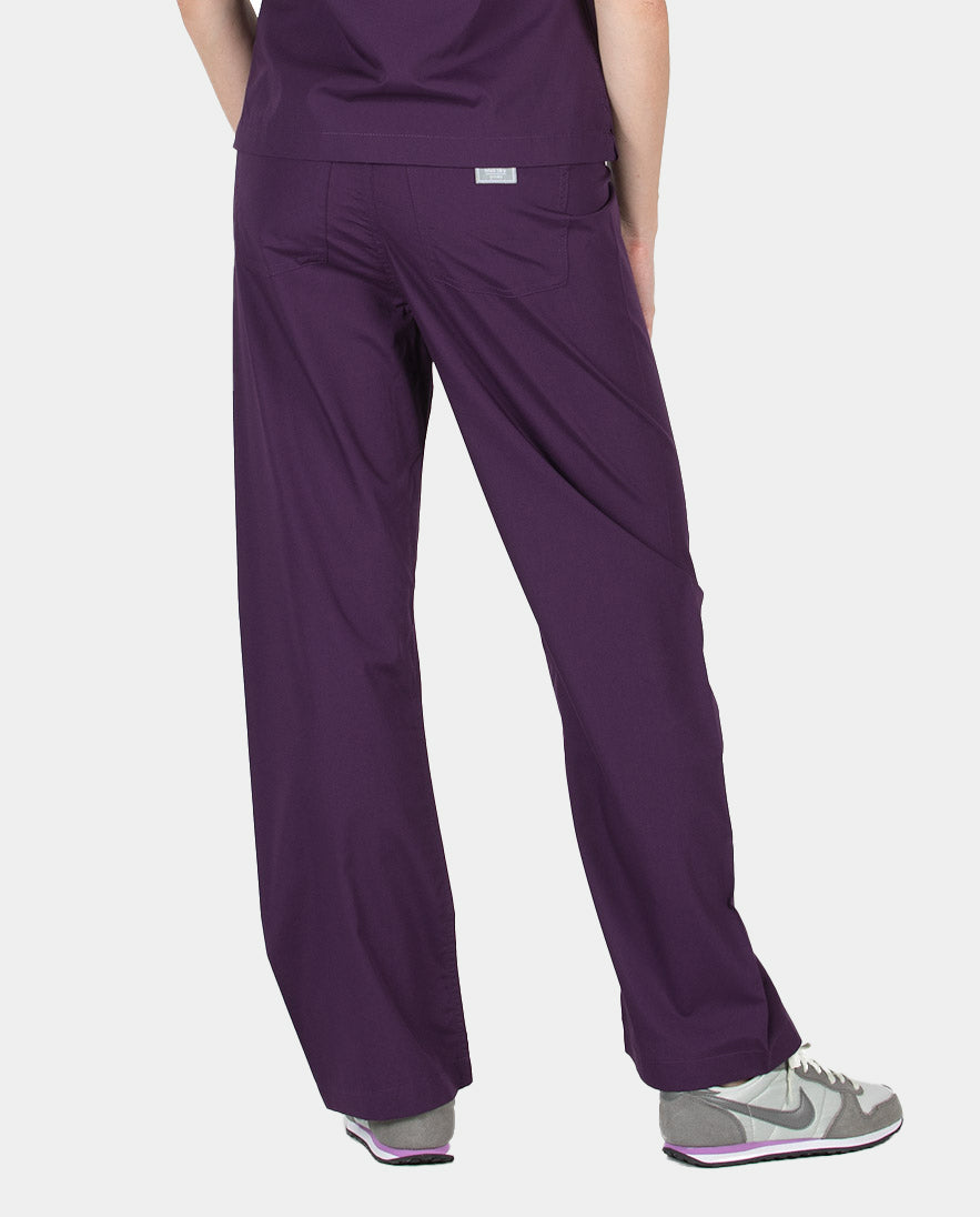 Petite Grey Label Simple Scrub Pants