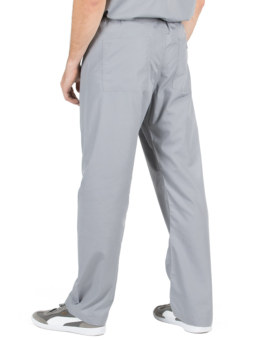 Small Slate Grey David Simple Scrub Pants