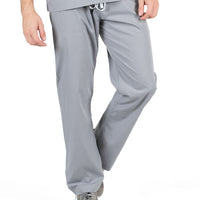 Small Slate Grey David Simple Scrub Pants