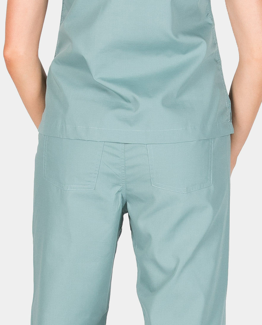 Petite Grey Label Simple Scrub Pants