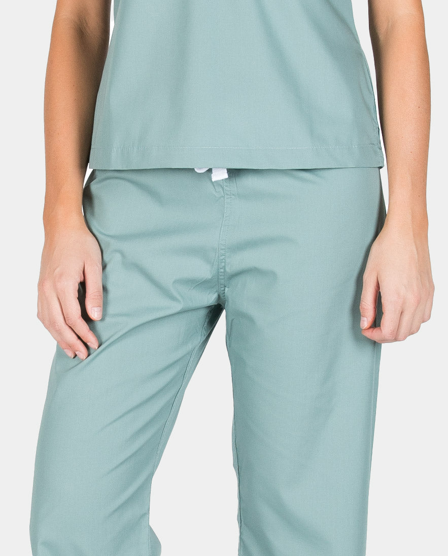 Petite Grey Label Simple Scrub Pants