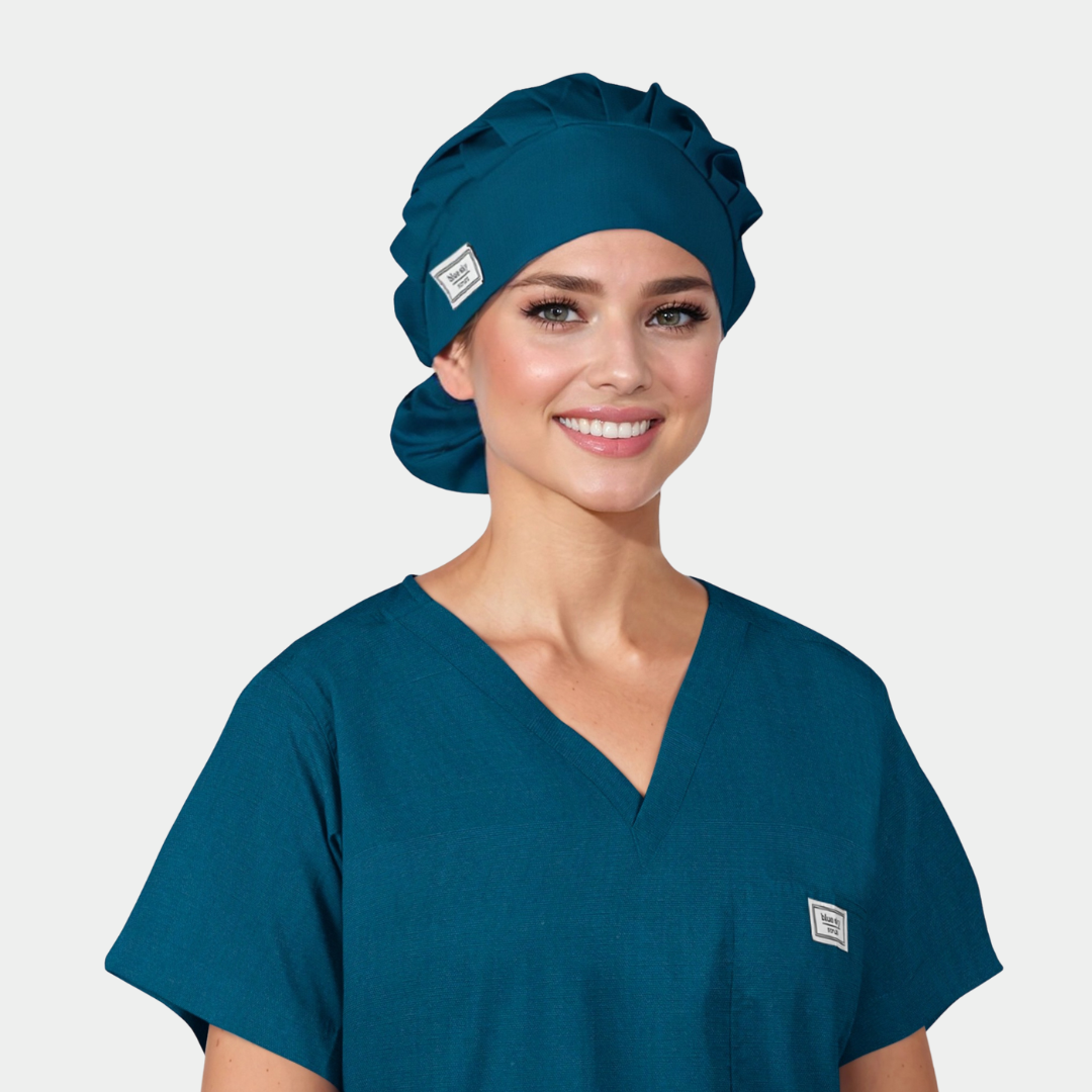 SOLID COLOR - Poppy Bouffant Scrub Hats