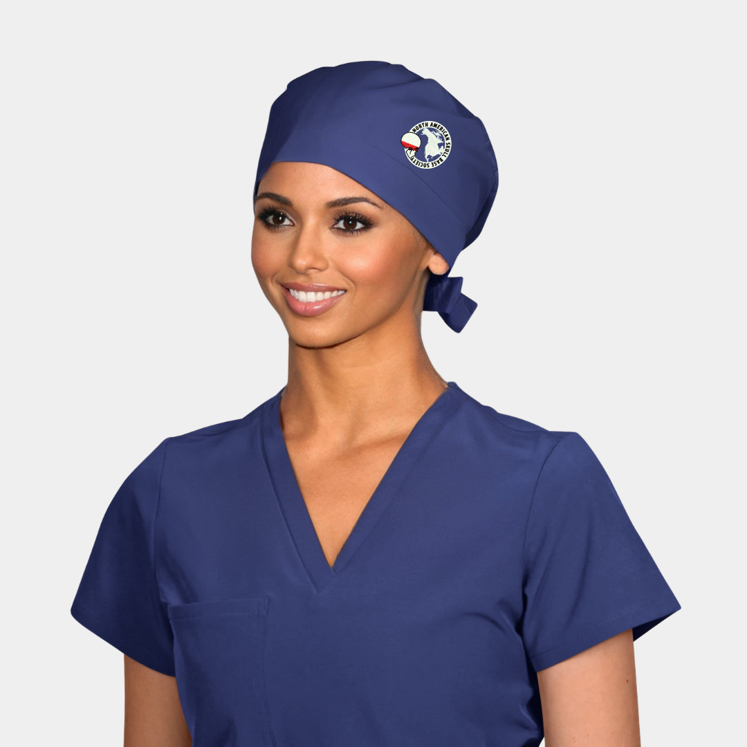 Womens Pixie Scrub Cap with NASBS Logo