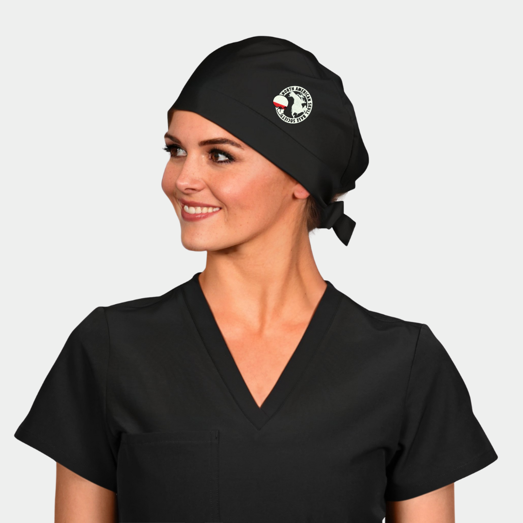 Womens Pixie Scrub Cap with NASBS Logo