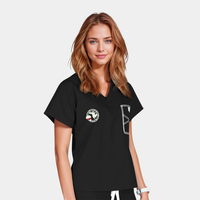 Shelby Classic Scrub Top with NASBS Logo Embroidery