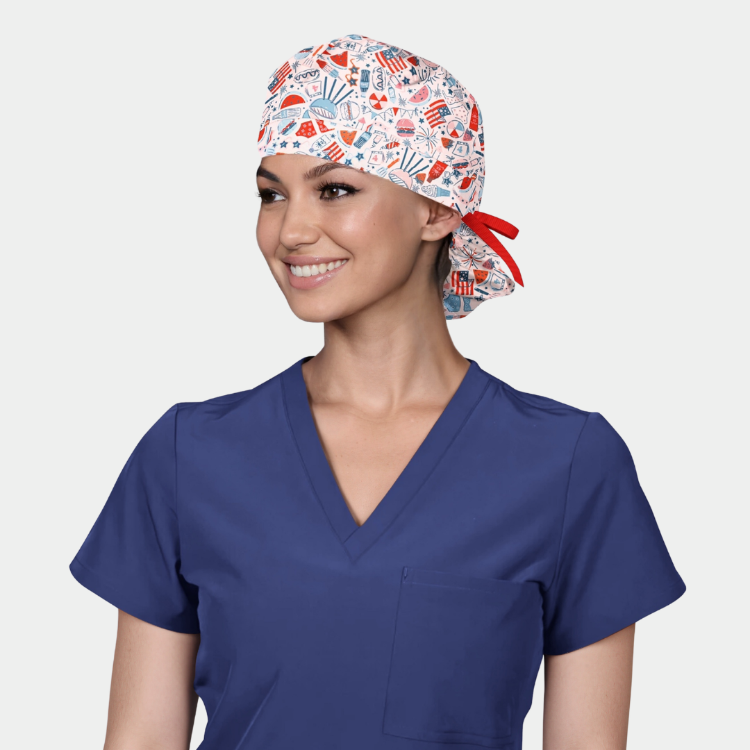 Star-Spangled Summer Splendid Women’s Scrub Hat