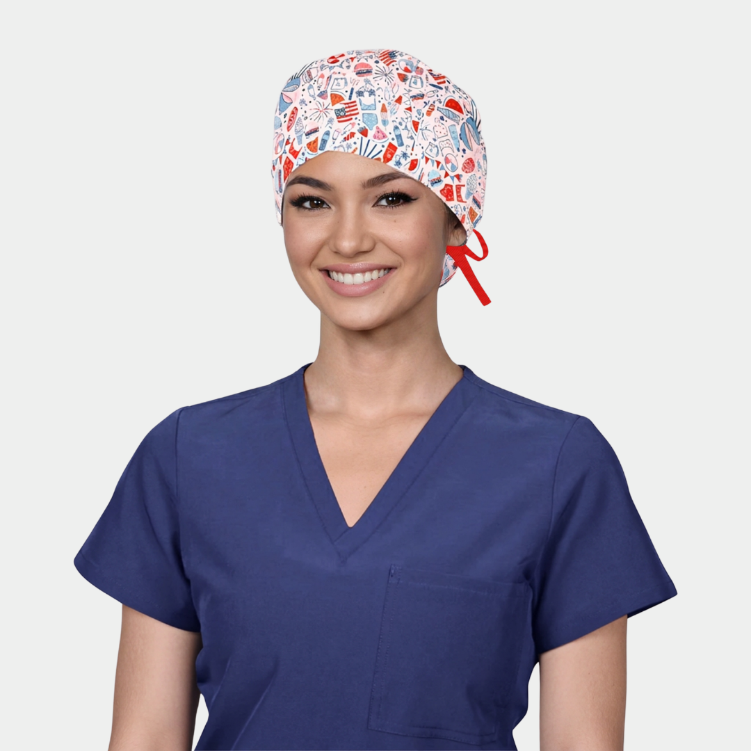 Star-Spangled Summer Stellar Women’s Scrub Hat