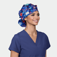 Rockets Red Glare Poppy Scrub Cap