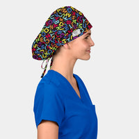 ABCs and 123s - Poppy Surgical Scrub Cap