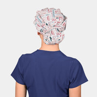 American Honor - Poppy Bouffant Surgical Scrub Hats