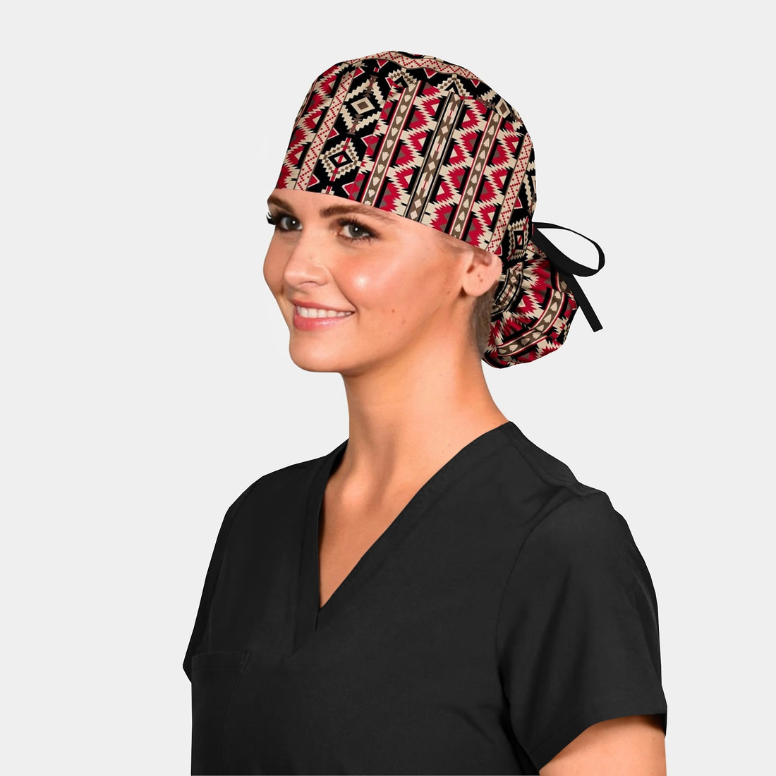 Apache-  Pony Scrub Caps