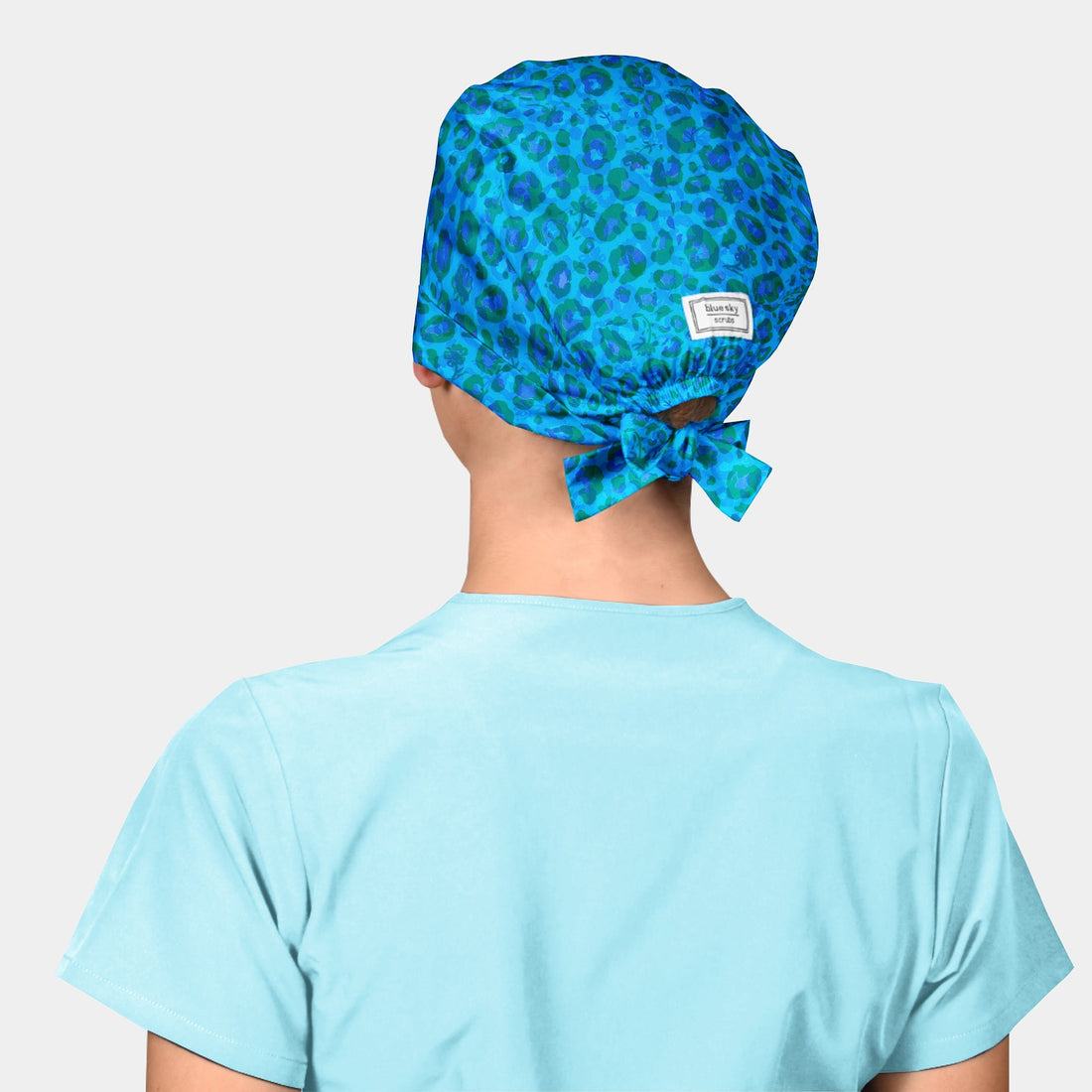 Azure Safari - Pixie Surgical Scrub Hats