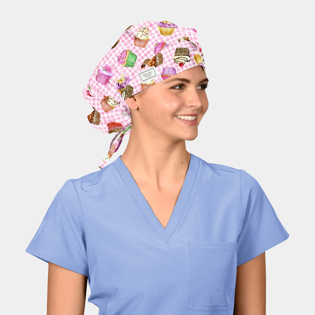 Bake Me Happy - Poppy Bouffant Surgical Head Caps