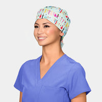 Barbie World- Pixie Surgical Scrub Caps