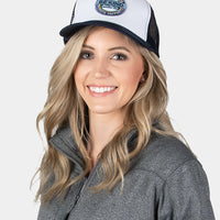 Be Kind Trucker Hat - Navy-White