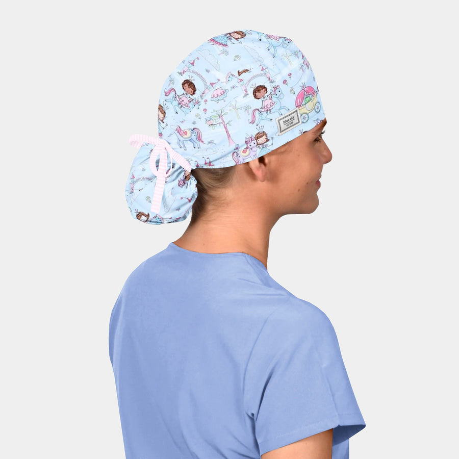 Belle Bleue - Pony Surgical Scrub Cap