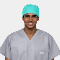 OR Green Men’s Scrub Cap – Classic Surgical Cap for Long Shifts in the Operating Room