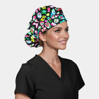Sushi Date Bouffant Poppy Women's Surgical Cap