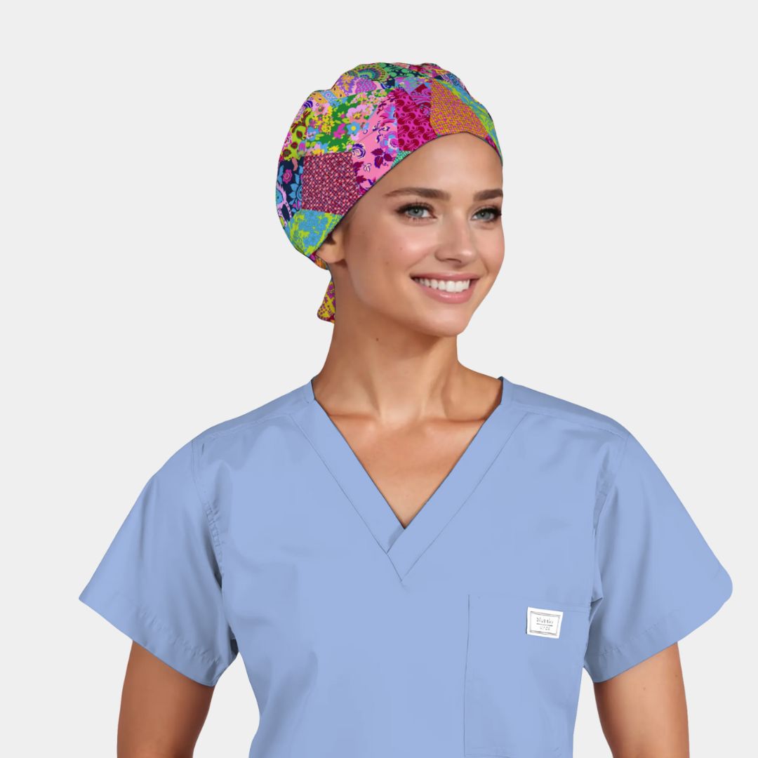 colorful scrub hats