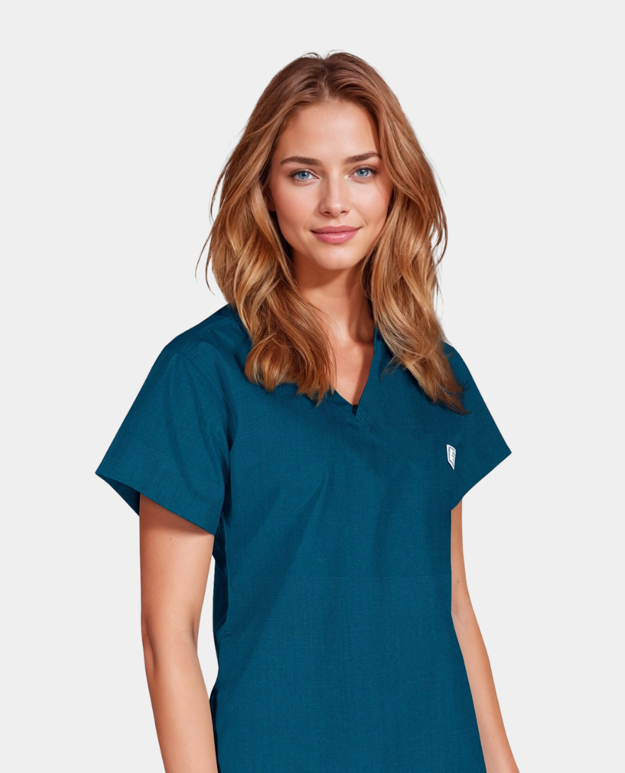 MEDIUM Womens One Of a Kind Scrub Tops - FINAL SALE