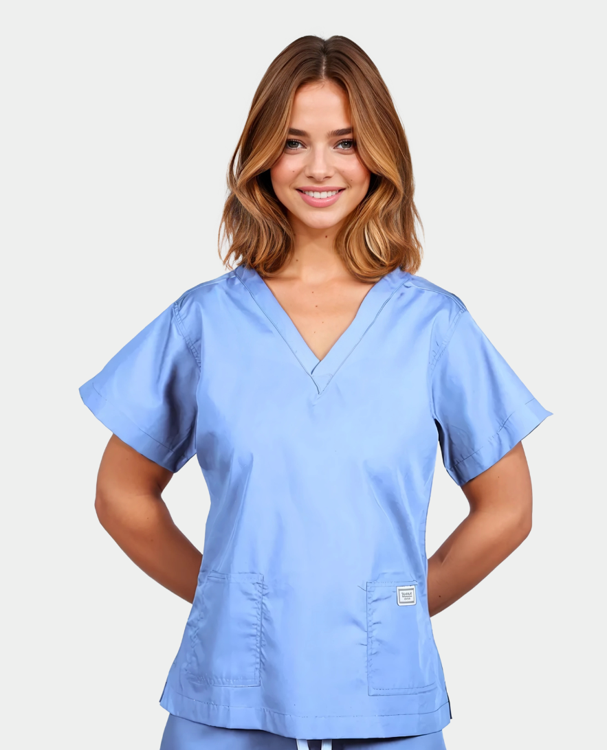 MEDIUM Womens One Of a Kind Scrub Tops - FINAL SALE
