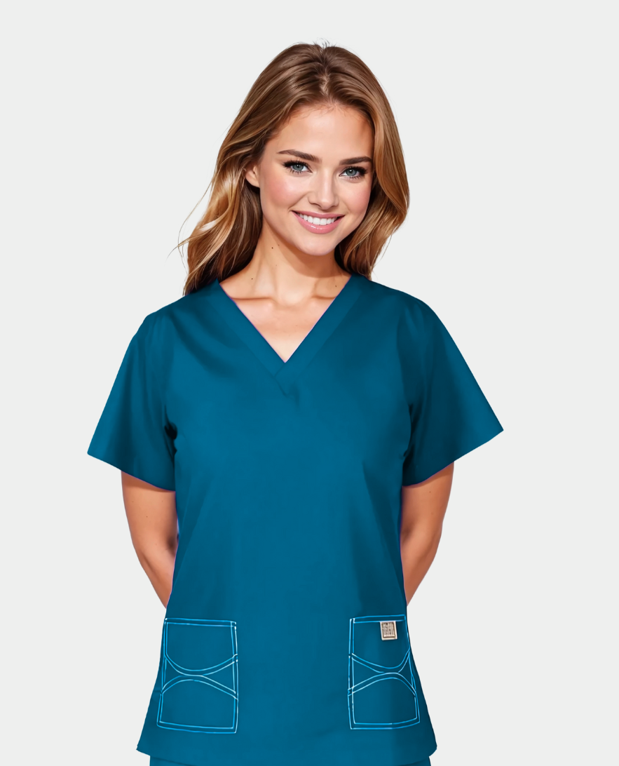 LARGE Womens One Of a Kind Scrub Tops - FINAL SALE