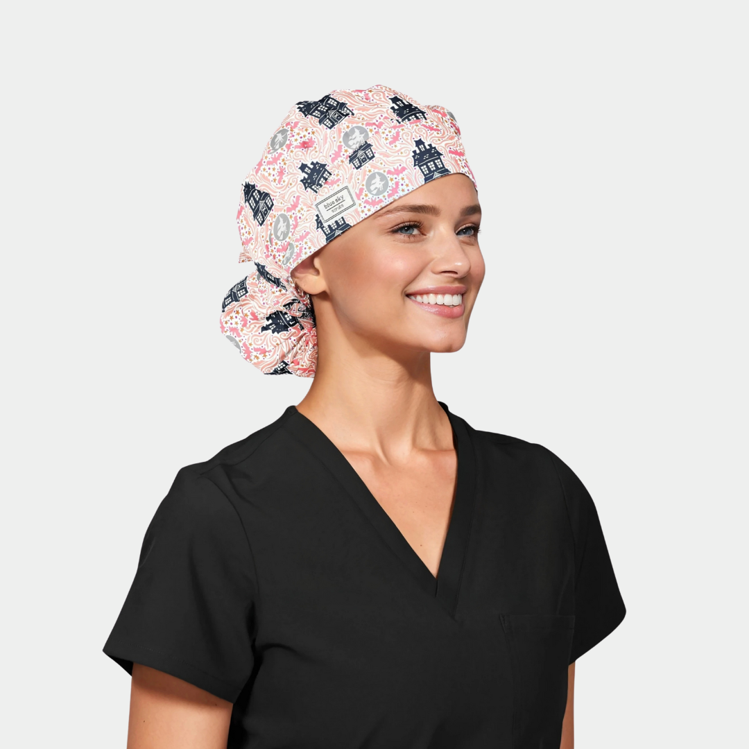 Blushingly Bewitched - Poppy Bouffant Medical Scrub Cap