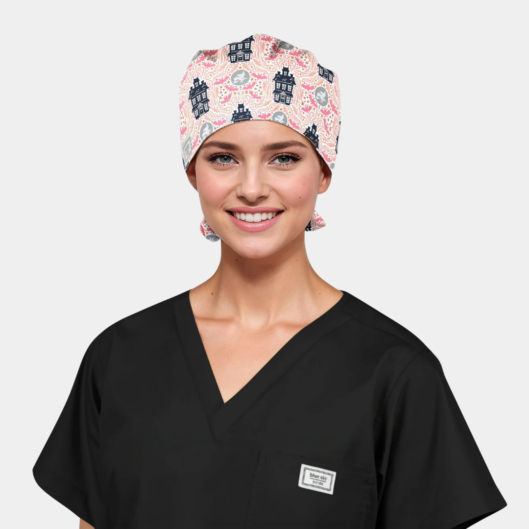 Blushingly Bewitched - Splendid Medical Scrub Cap