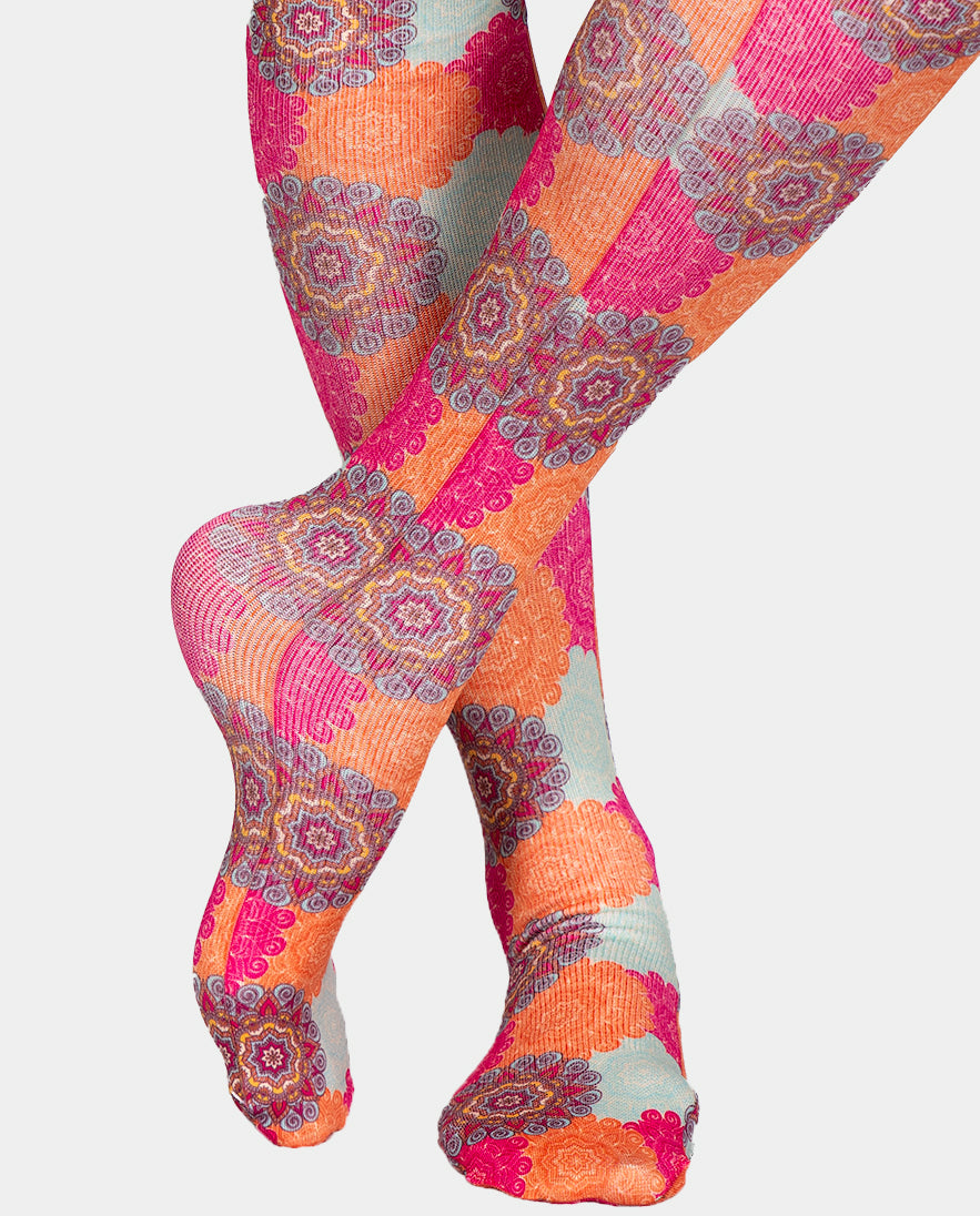 Boho Bliss - Compression Scrubs Socks