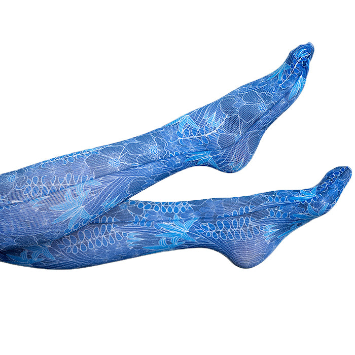 Botany Blues Compression Scrubs Socks