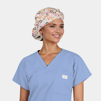 Darling Menagerie Poppy Bouffant Scrub Cap