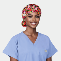 Flora Fête Poppy Bouffant Women's Surgical Scrub Cap