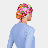 Blooms of Bellagio Pixie Women's Scrub Hat