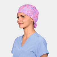 Bubblegum Blossoms - Pixie Scrubs Caps
